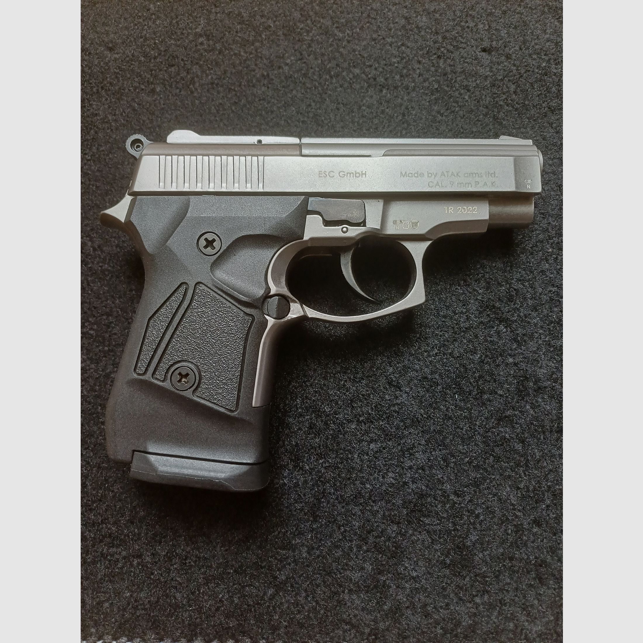 Zoraki 914-P pistolet d'alarme 9mm P.A.K. Titan arme de collection