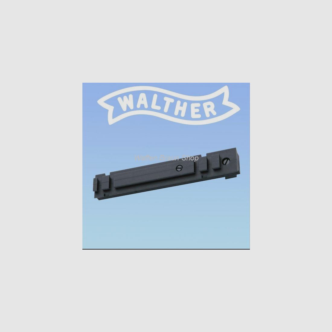 Kombi Schiene mit Weaver Profil und 11mm Prismenschiene für Walther CO2 Waffen