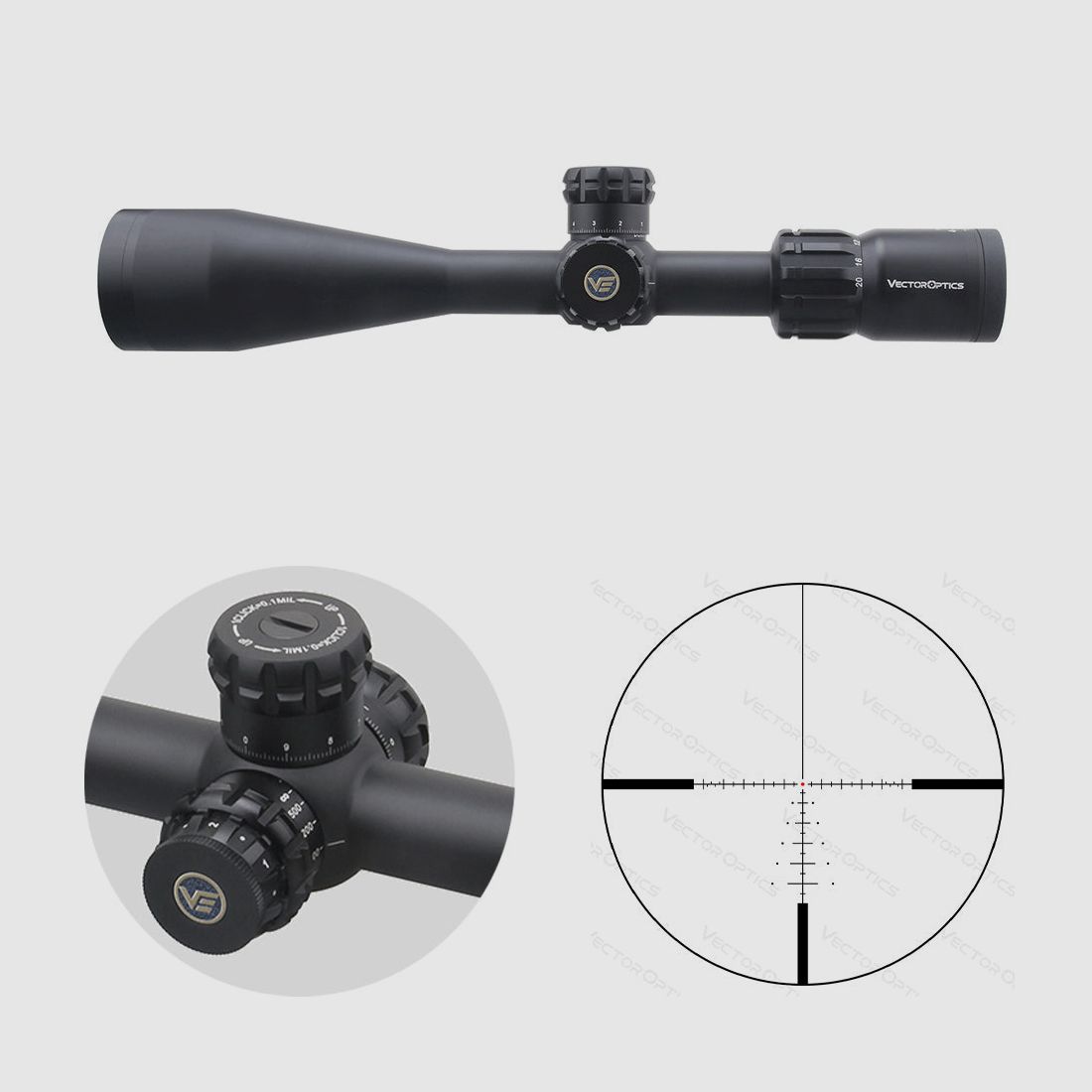 Vector Optics SCOL-T44 Paragon 4-20×50 Tactical – 21mm Picatinny/Weaver