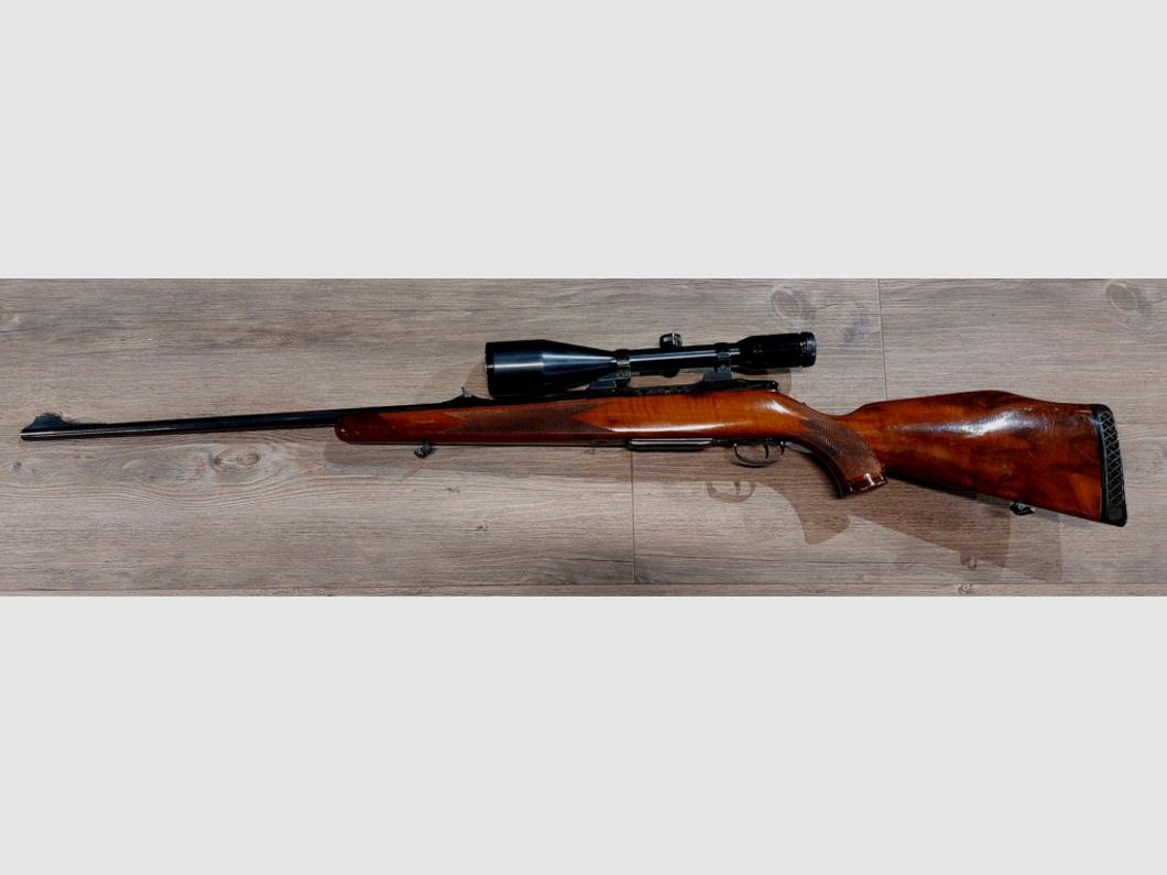 Sauer 80 Repetierbüchse Kal. 7 MM Remington Magnum mit Swarovski Habicht 8x56 | Gebrauchtwaffe, Bild 4 von 8
