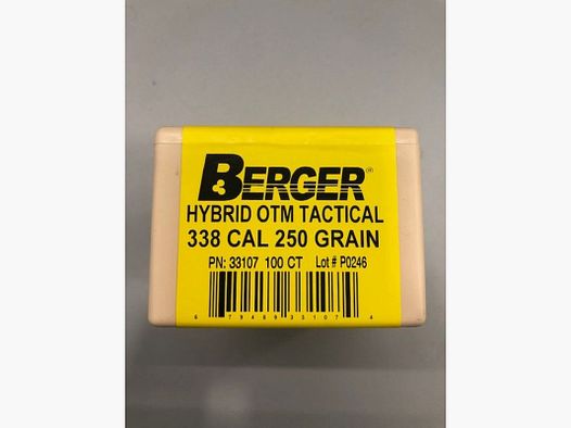BERGER BULLE CAL. 338 GR 250 HYBRID