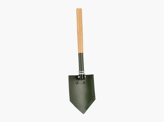MFH MFH Klappspaten Deluxe Holzstiel 2-teilig natur