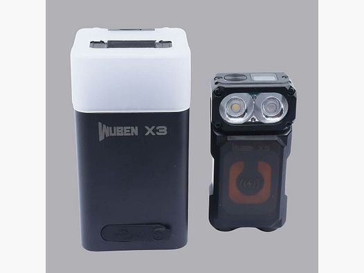 Taschenlampe Wuben X3 & Powerbank in einem