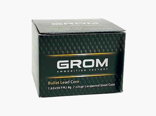 7,62x39 Grom FMJ 124gr/8g