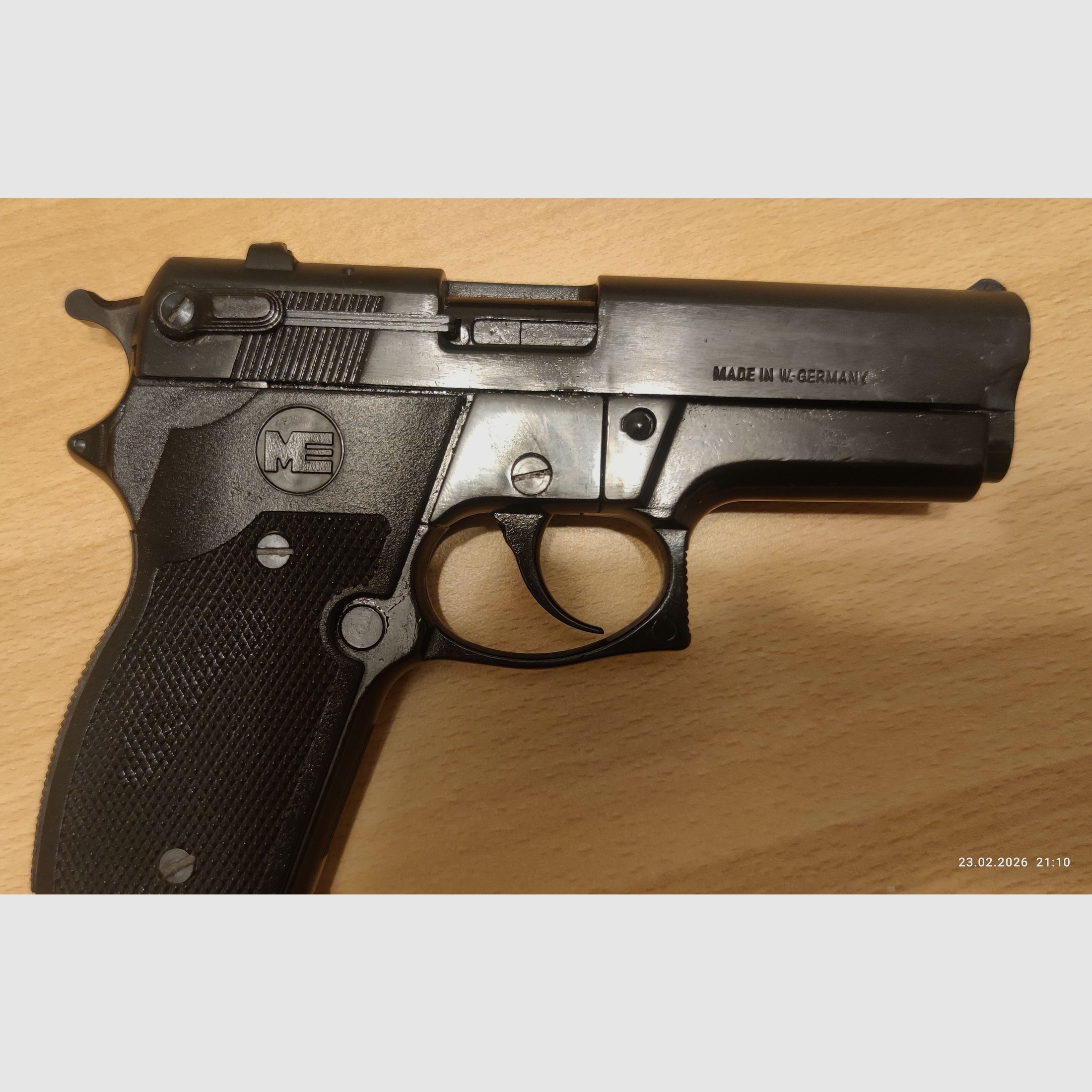 Cuno Melcher ME 9 Mini-Para brüniert 9 mm Pak