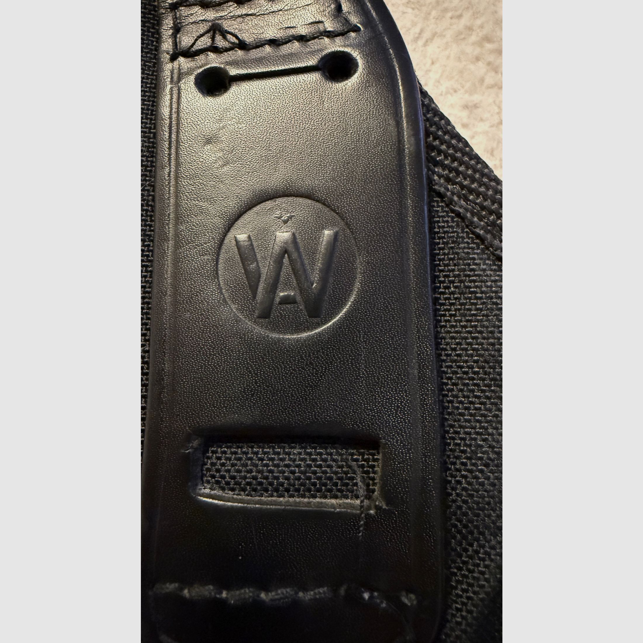Polizei Holster IWB Nylon schwarz für Kurzwaffen - unauffällig