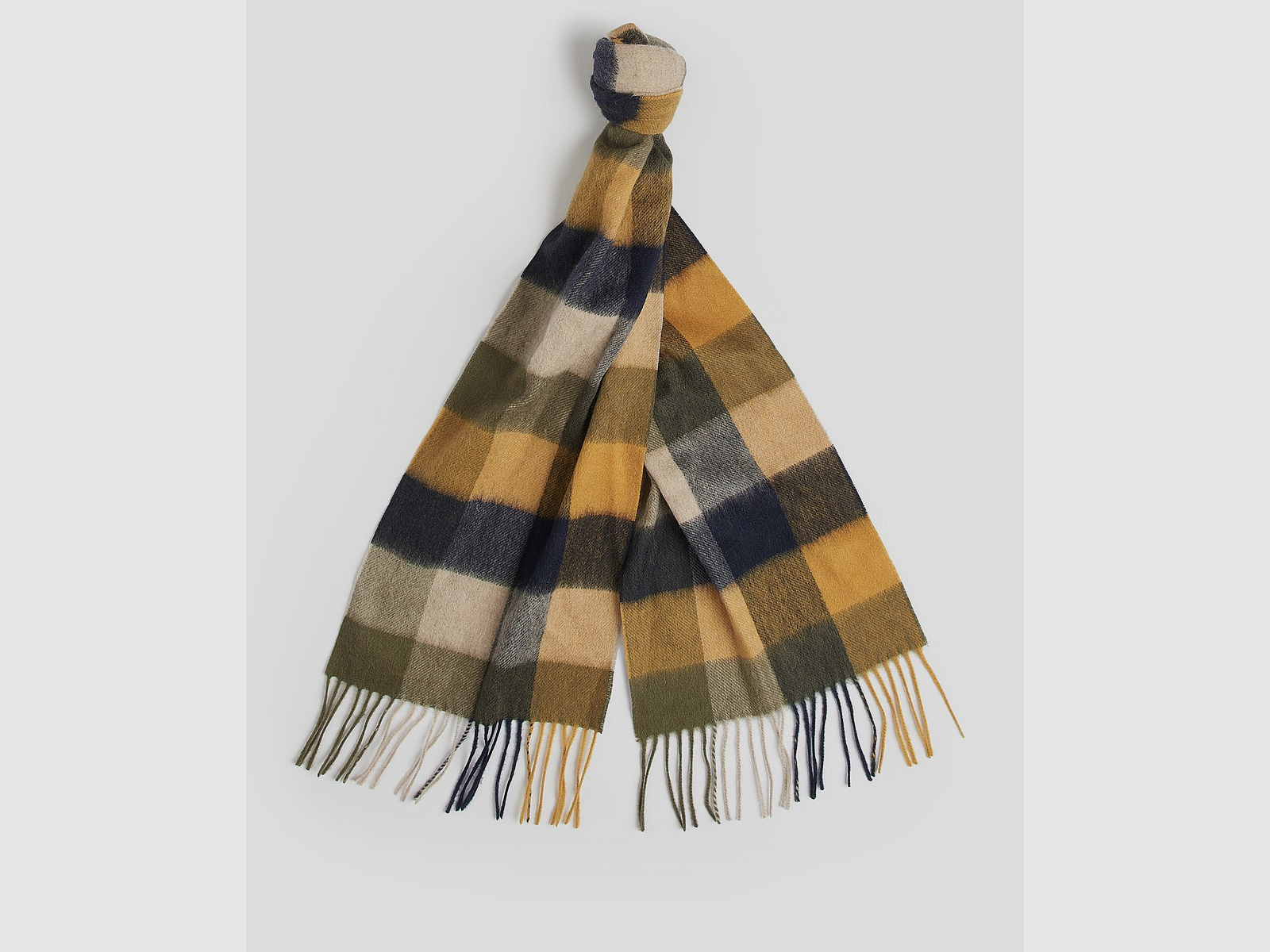 Barbour Large Tattersall Scarf made of Lambswool