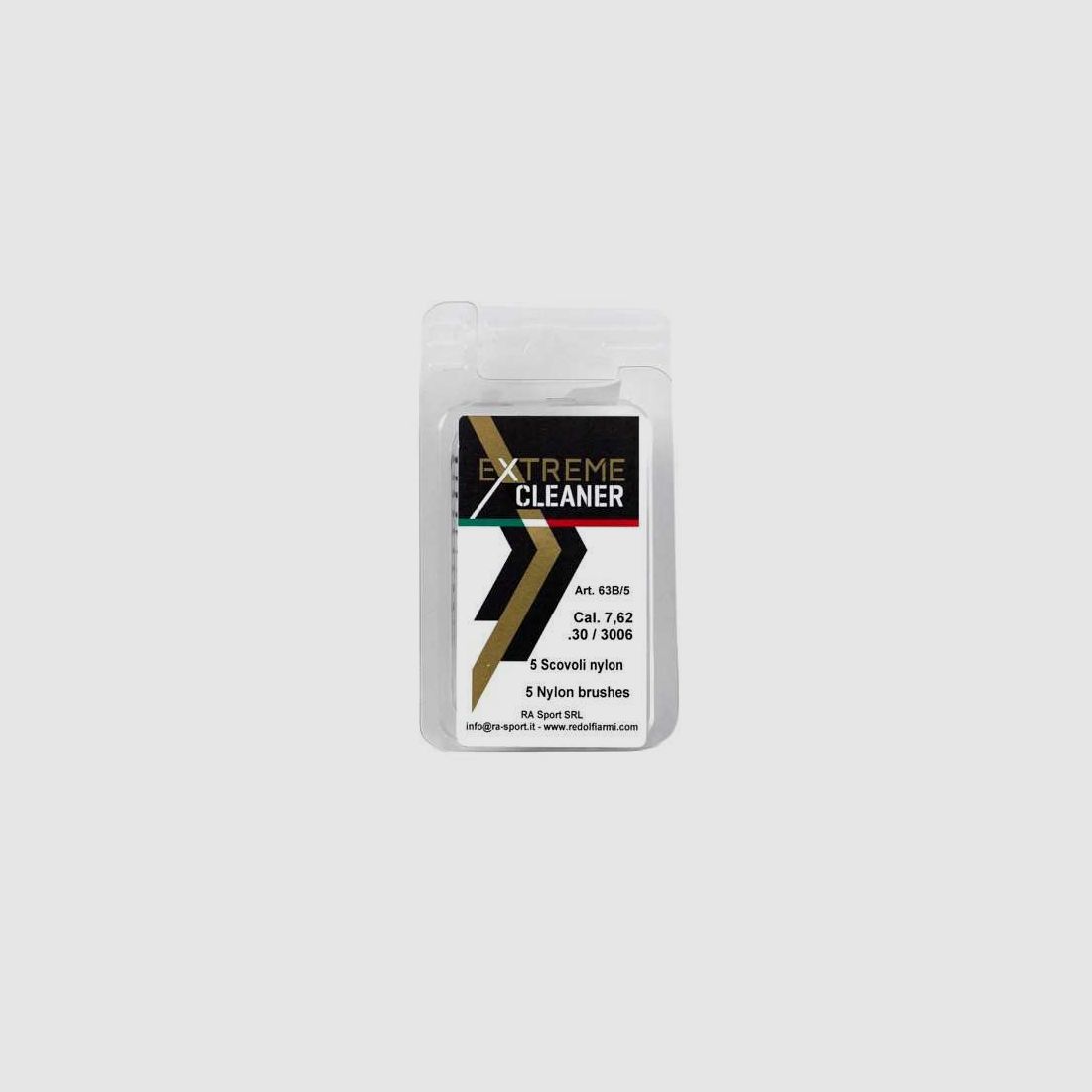 BLISTER 5 STUKS NYLON BORSTELS VOOR GEWEER EN PISTOOL, afbeelding 2 van 3