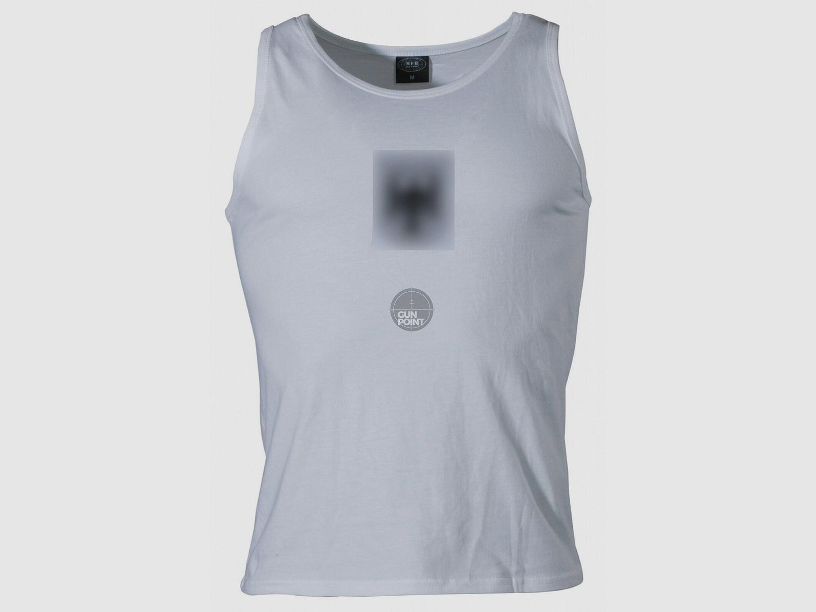 BW Tank-Top, wei, mit Adler - Gre: M