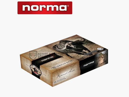 10 Munitions NORMA Woodleigh African Ph Cal 500 Jeffrey 570gr Demi-Blindé