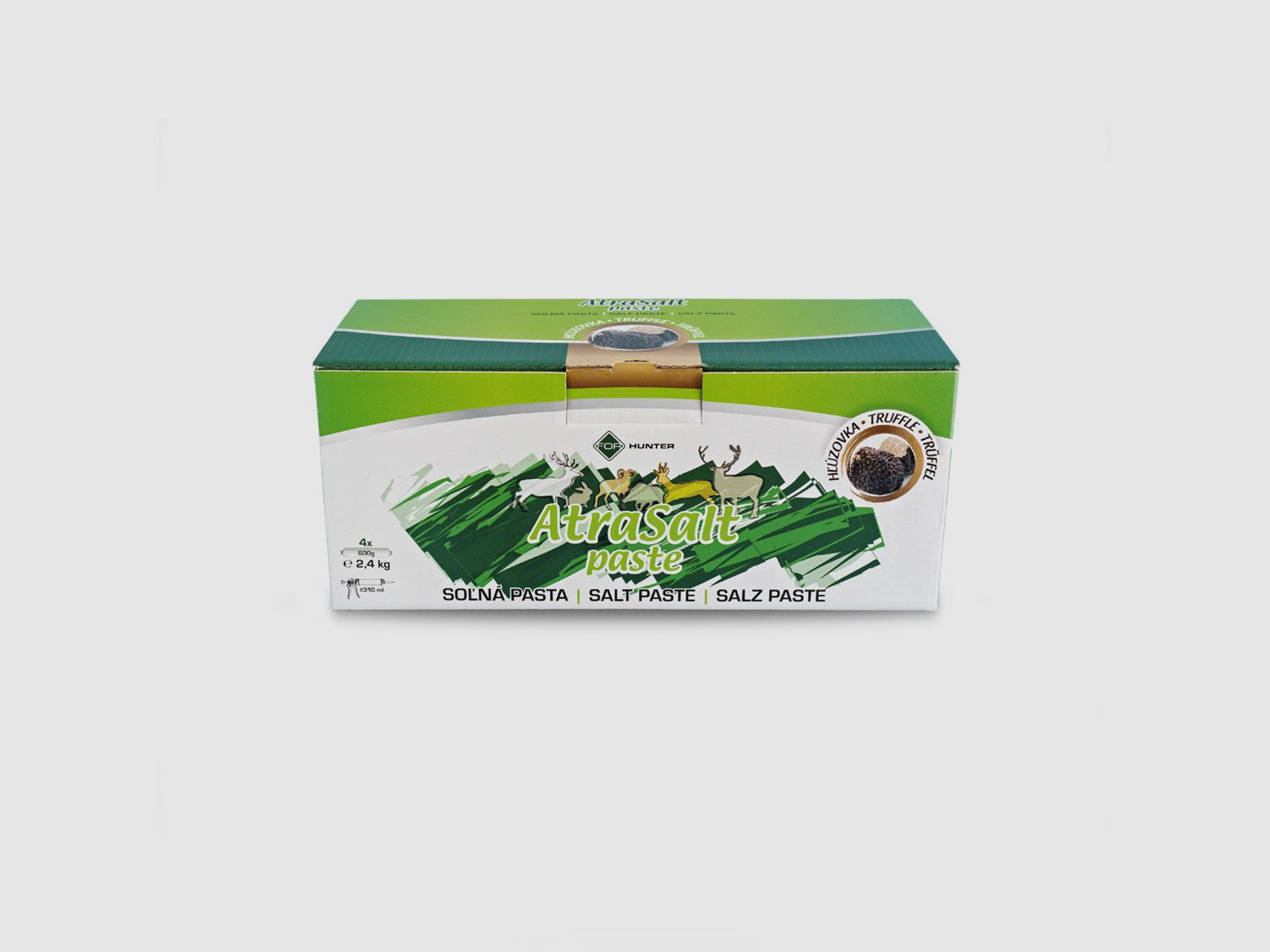 ATRASALT – PASTA ATRACTIVA PARA UNGULADOS TRUFA (TRUFFLE) – 2,4 Kg | 4 uds, imagen 1 de 2