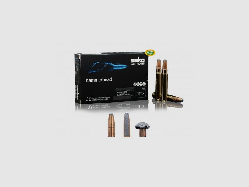 SAKO Munition Kal. 9,3x62 HAMMERHEAD SP 286 gr
