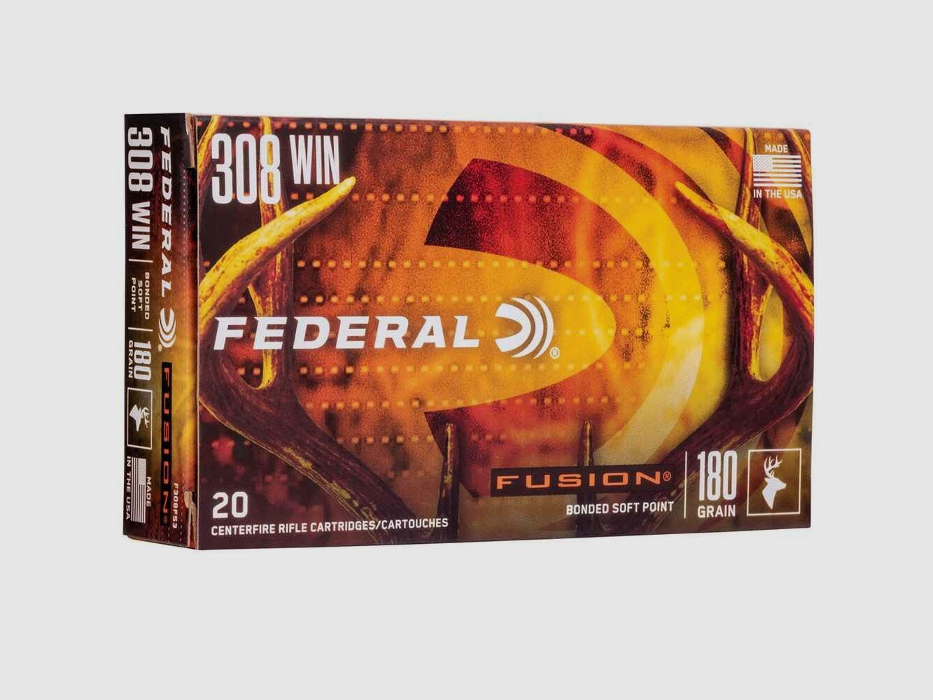 .308 Win. Fusion Int. 11,7g/180grs. Federal Ammunition