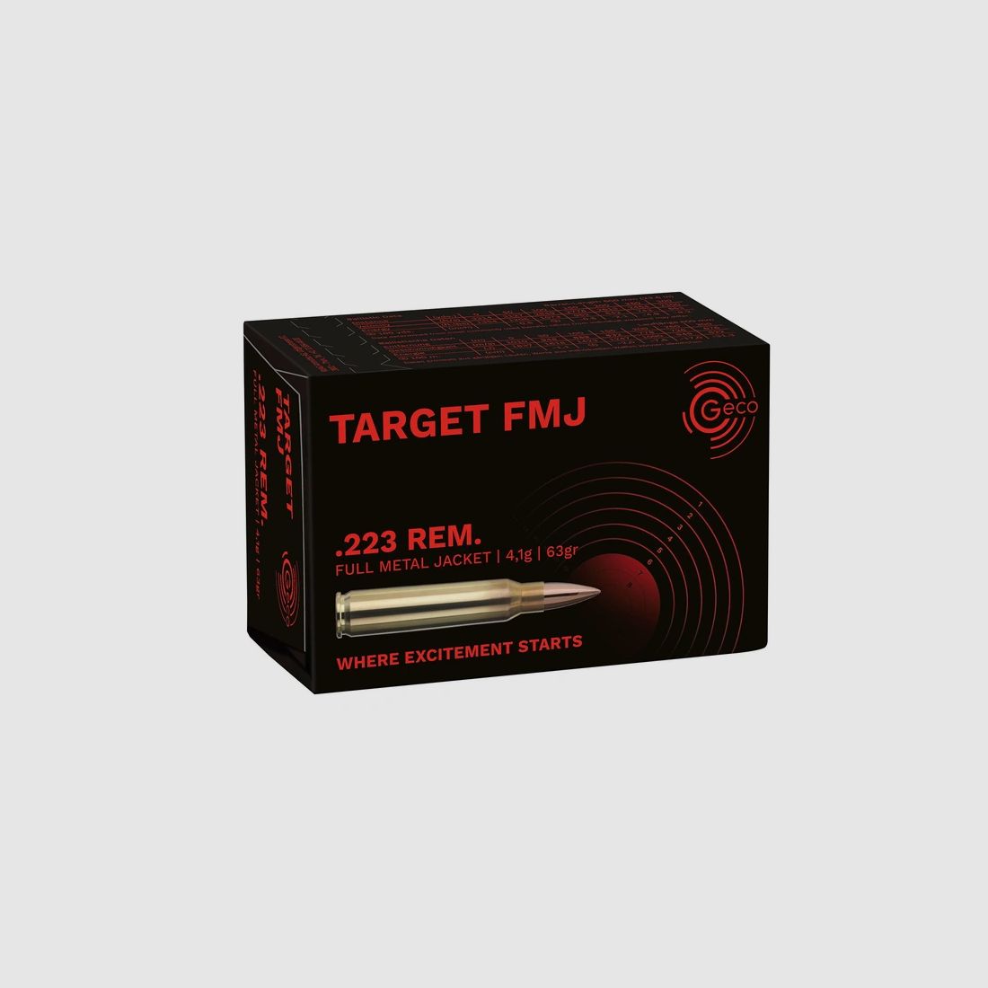 .223 Rem. Vlm Target 4,1g/63grs. Geco