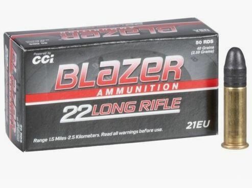 CCI Blazer LRN HV 40grs à500 .22lfb