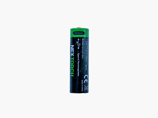 NEXTORCH DC0087C 14500 Batterie USB-C – 3,6 V 880 mAh pour TA15 et TA10