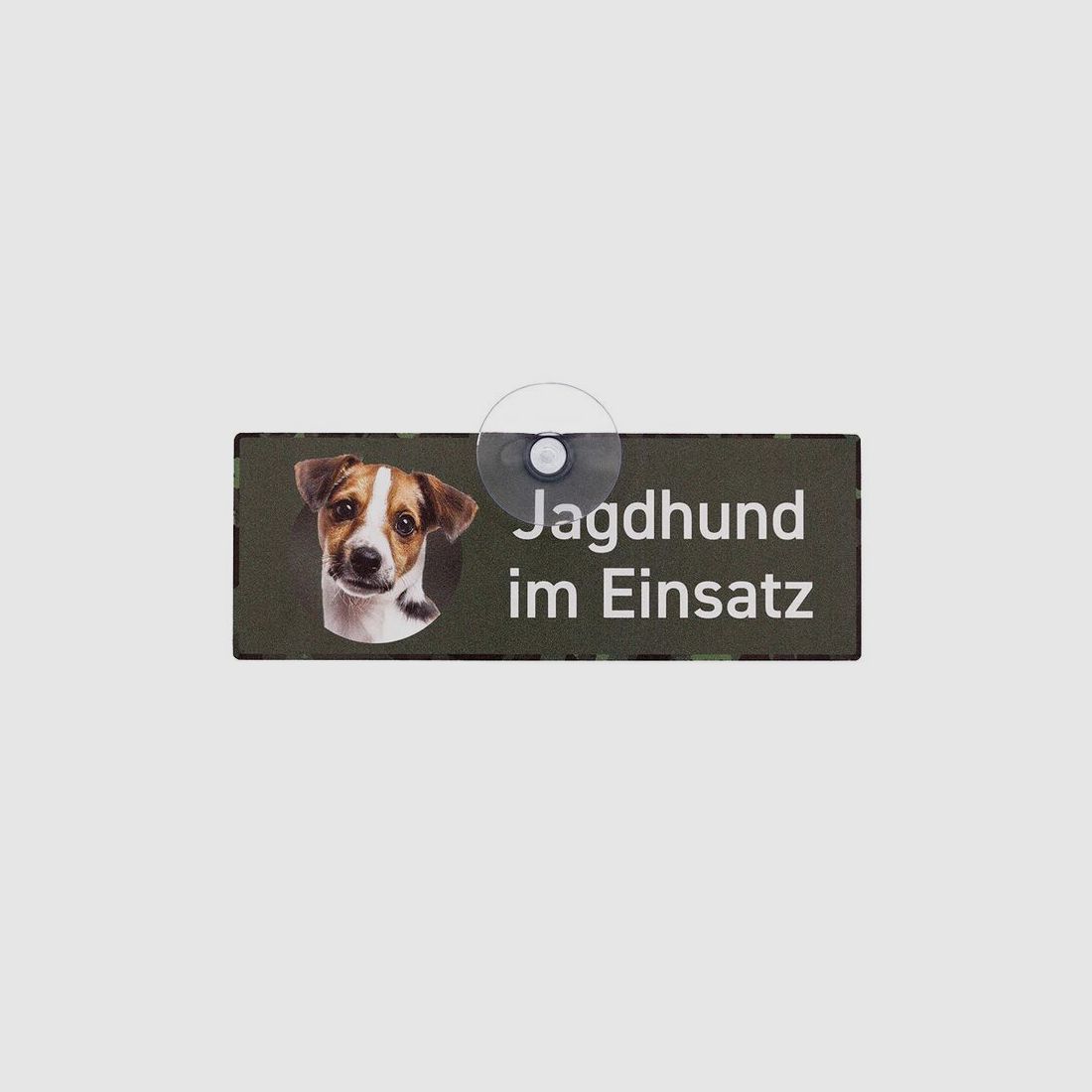 Wild Hilde car sign with suction cup - dog handler with various motifs