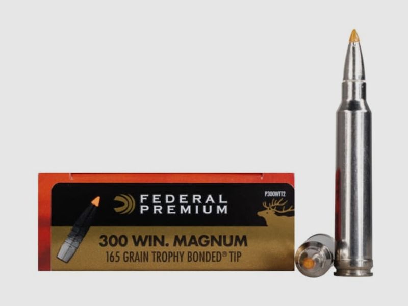 Federal Premium Trophy Bonded Tip .300 Win. Mag. 165GR 20 cartucce