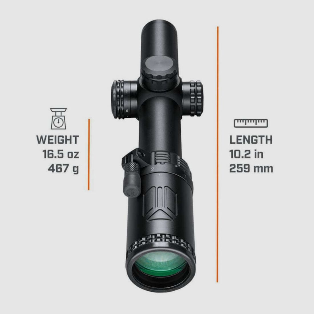 Bushnell AR Optics 1-6x24 LPVO richtkijker verlicht, afbeelding 11 van 11
