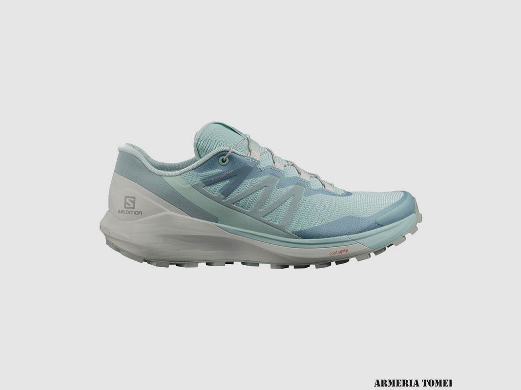 SALOMON – WOMEN – SENSE RIDE 4W Pastel Turquoise/Lunar Rock/Slate, image 1 of 2