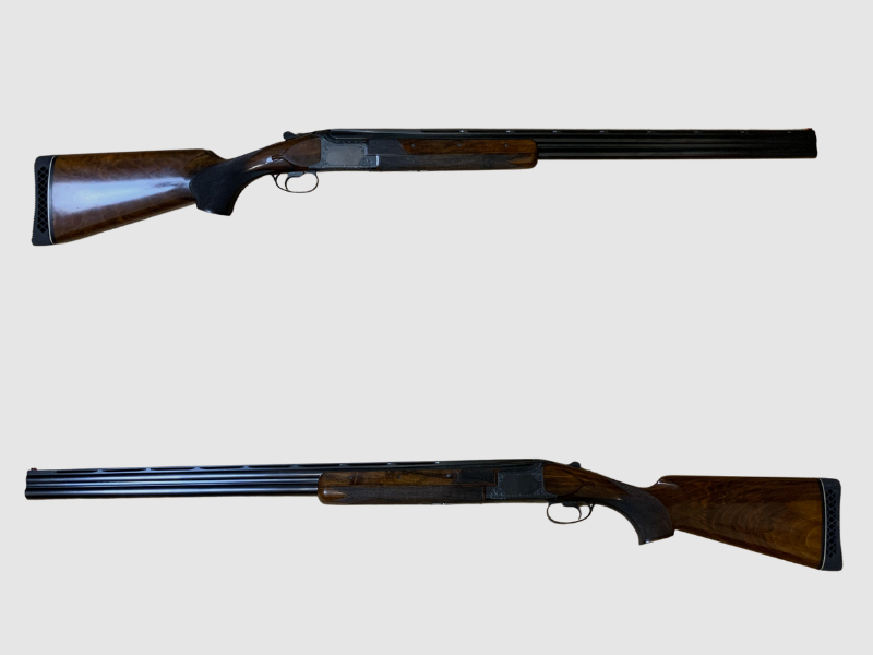 Escopeta de lujo Bockdoppelflinte Browning 25 Cal. 12/70, imagen 1 de 2