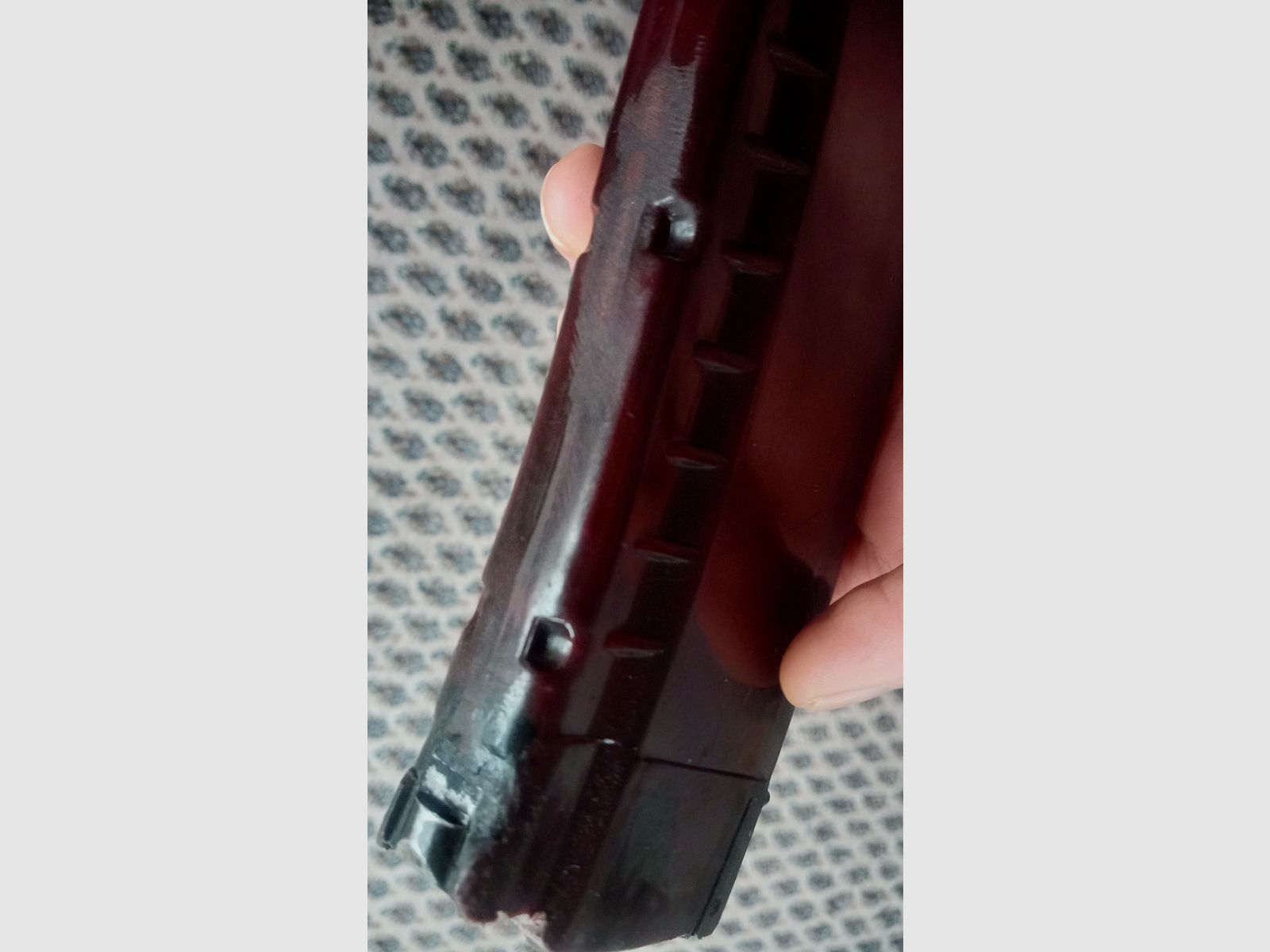 AK74 Tula Plum Deko Magazin (unbrauchbar/deaktiviert) für Yunker AKS-74u der russ-guns-de MWM Gillmann GmbH // Co2 AKSU Krinkov