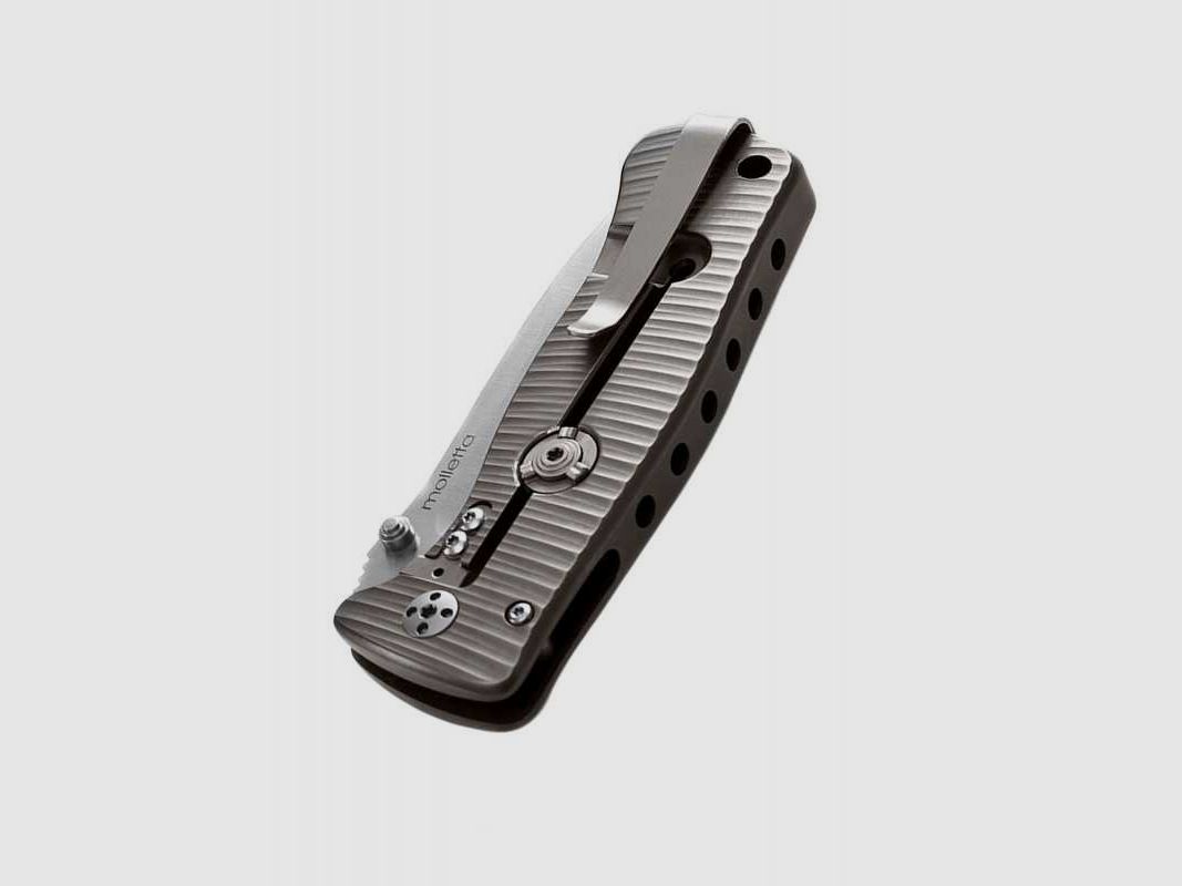Lionsteel SR2 Titan Taschenmesser Matt Grau