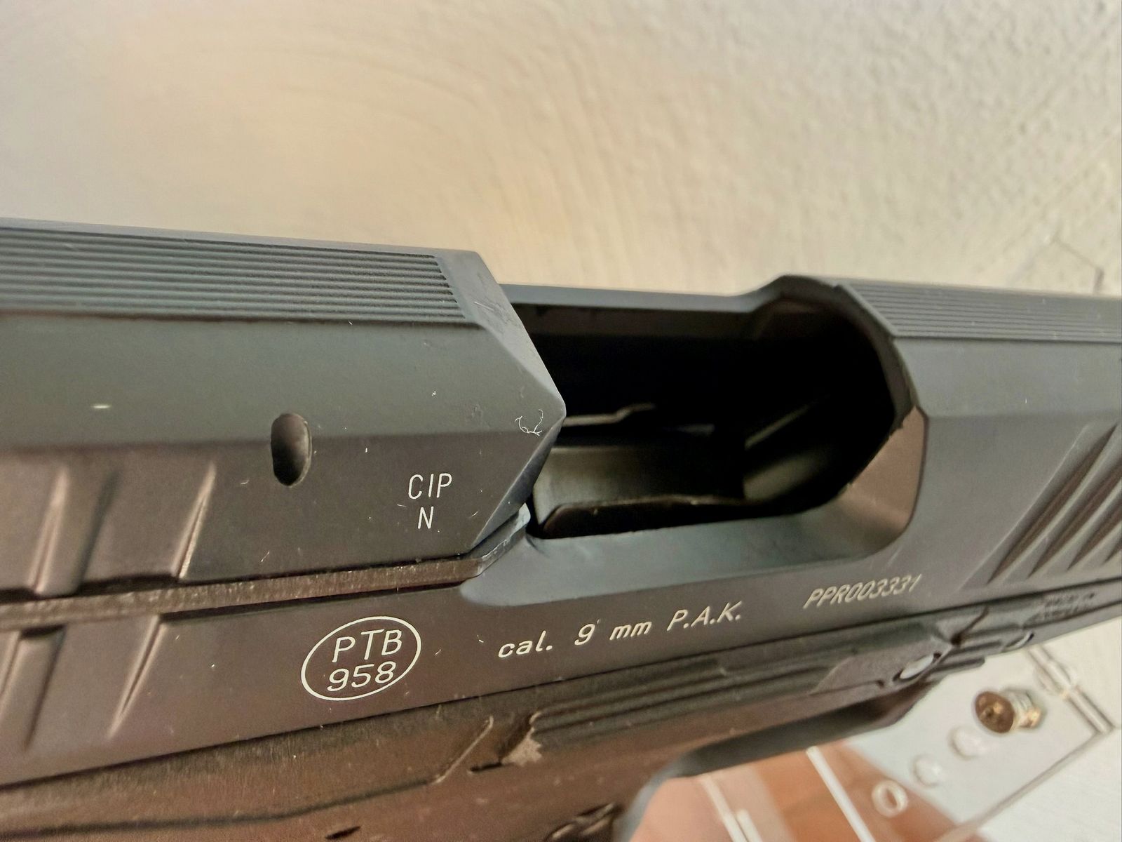 Walther PPQ M2 blank firing pistol 9mm P.A.K. black