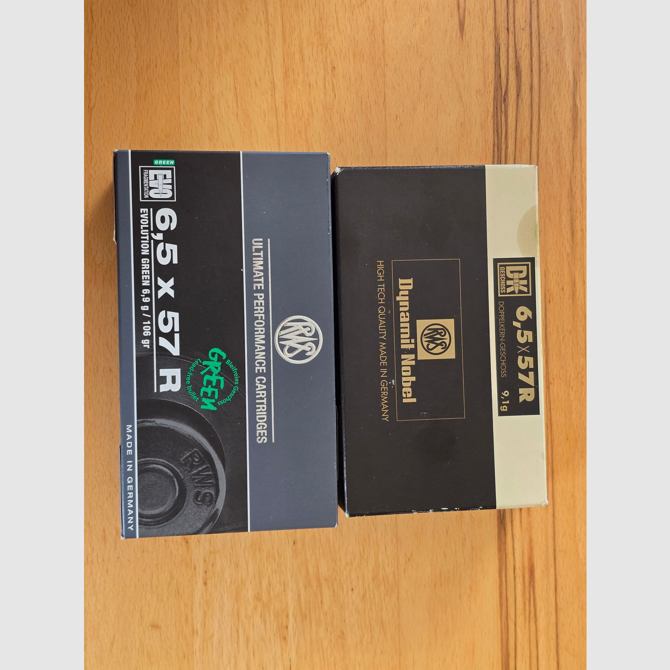 RWS Evo Green 6,5×57R, RWS DK 6,5×57R
