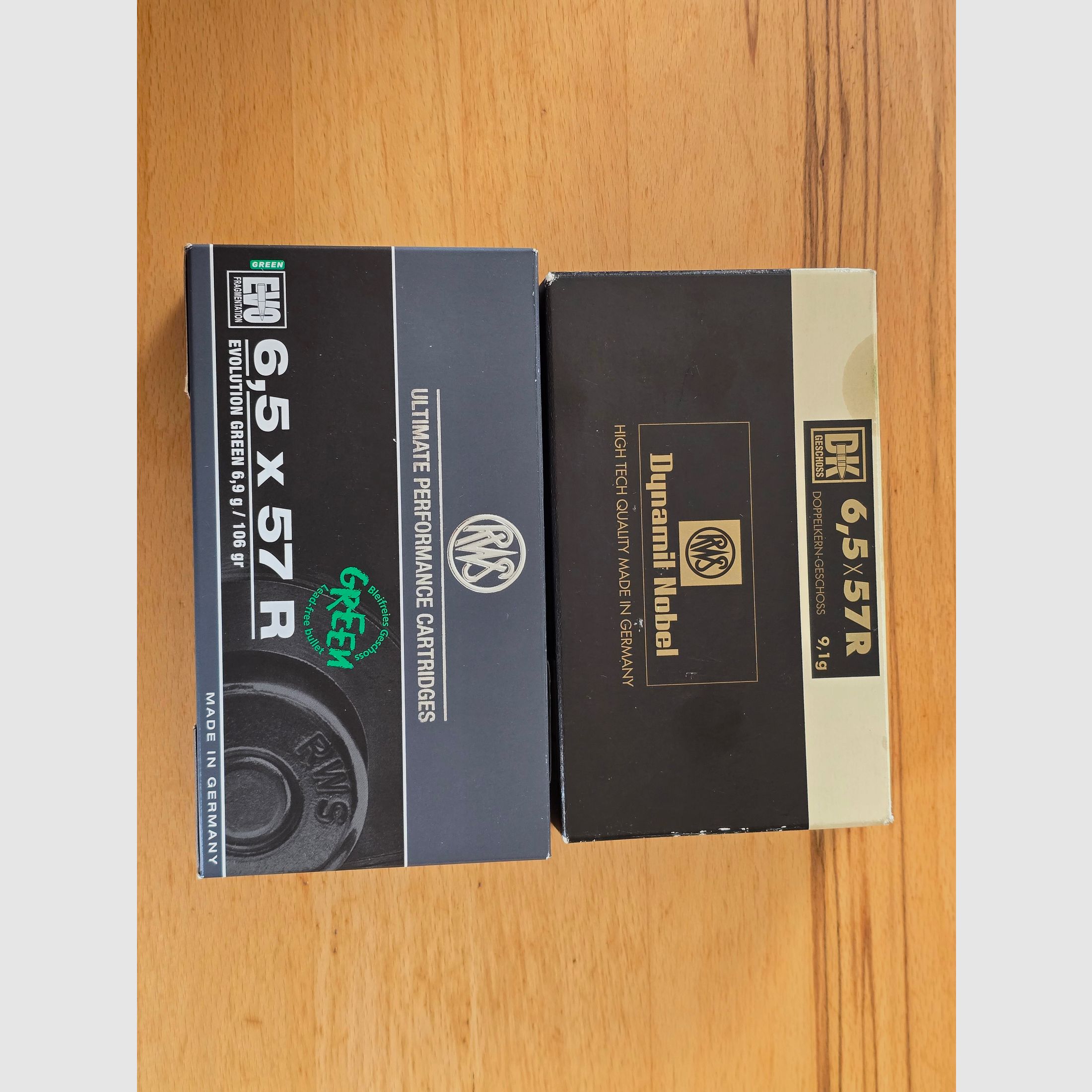 RWS Evo Green 6,5×57R, RWS DK 6,5×57R