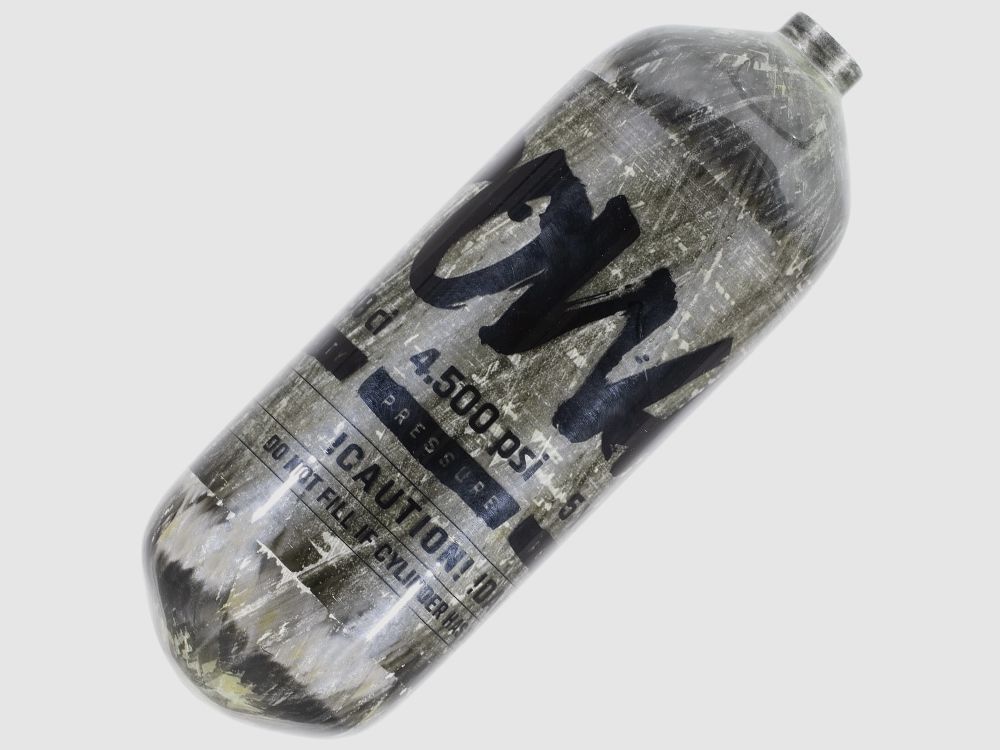 PowAir CARBON Series 17L / 100ci Paintball HP Bottle 300 Bar (single)
