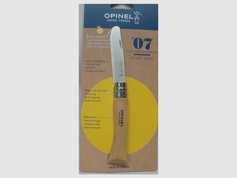 Nóż dla dzieci - nierdzewny, zaokrąglony czubek