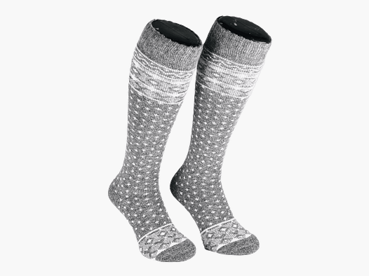 Zokks Skisocken Wolle Grau - 35-38