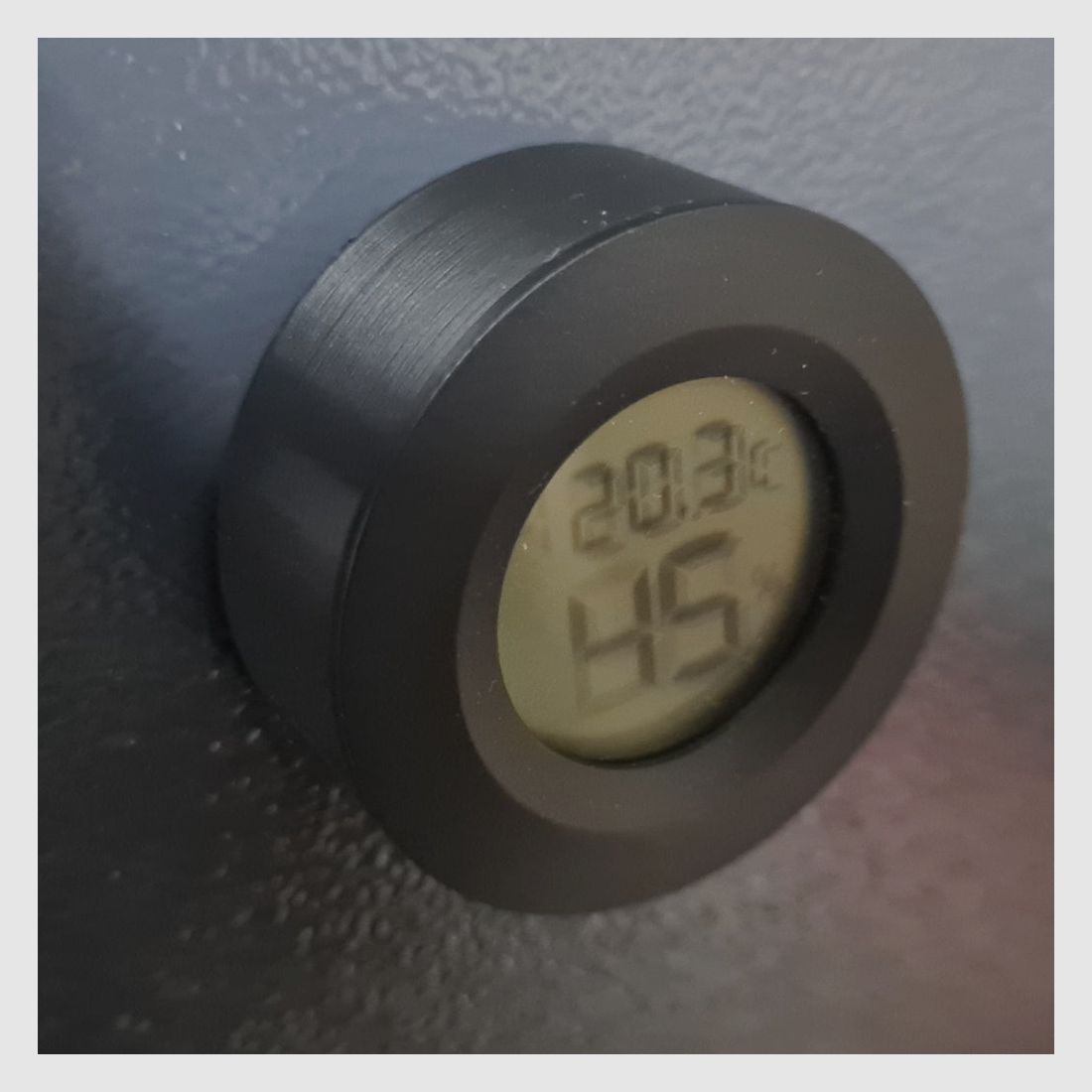 Support magnétique avec hygromètre/thermomètre