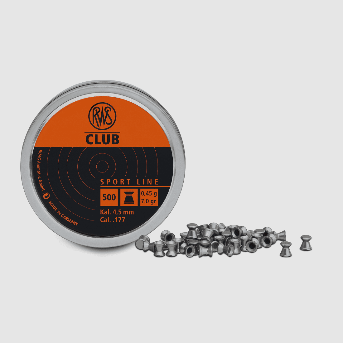 RWS Club Diabolo 4,5 mm 0,45g 500er