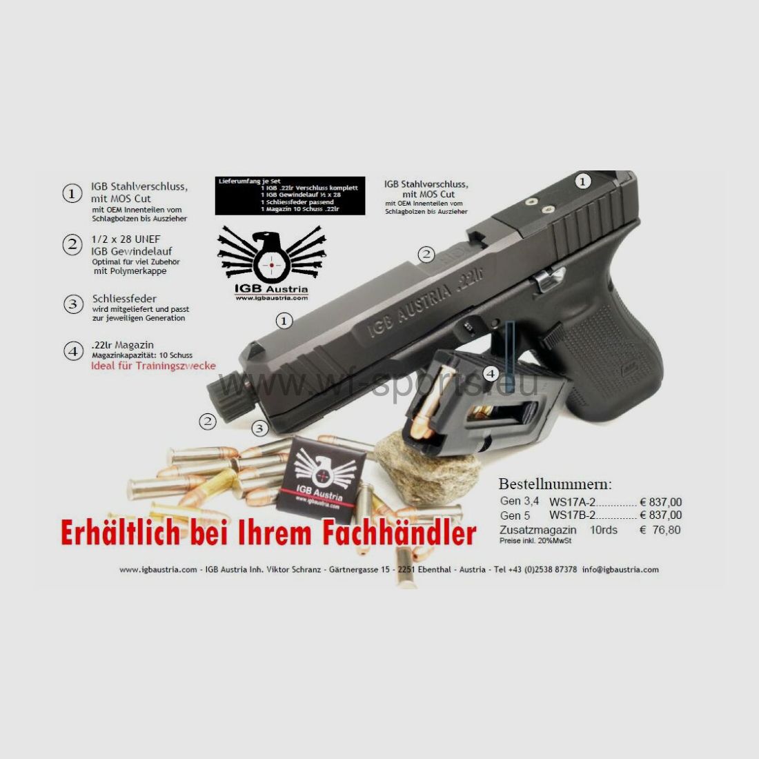 WS Glock 17 IGB .22