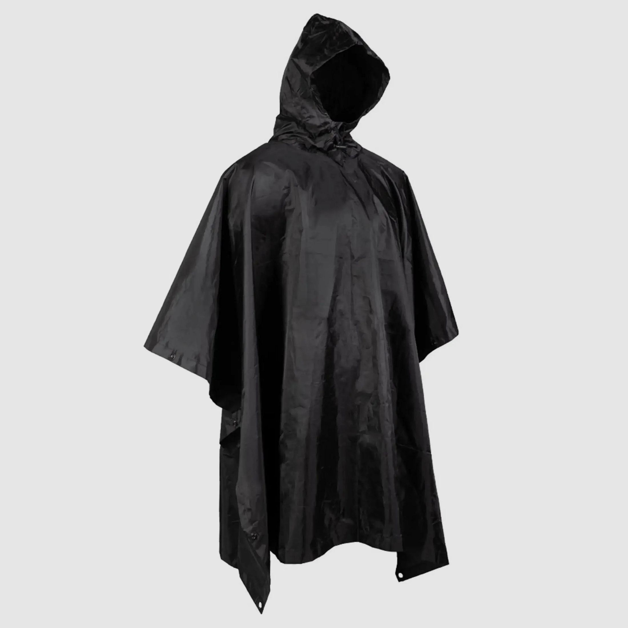 Mil-Tec Mil-Tec Poncho Basic Ripstop - Nero