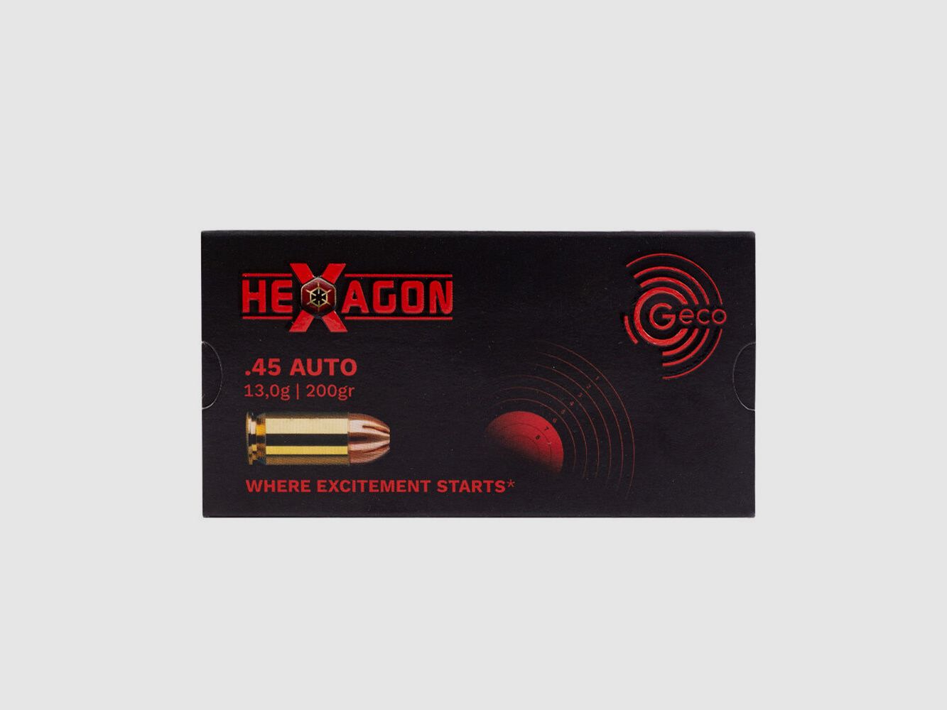 Geco Hexagon 200grs 50St .45ACP