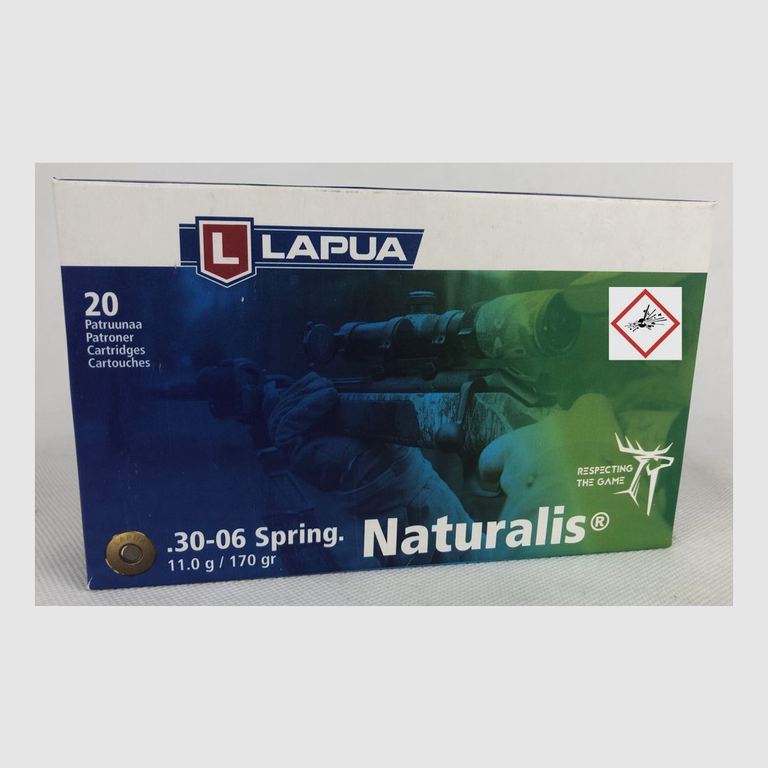 Lapua Büchsenpatrone .30-06 Naturalis 170grs