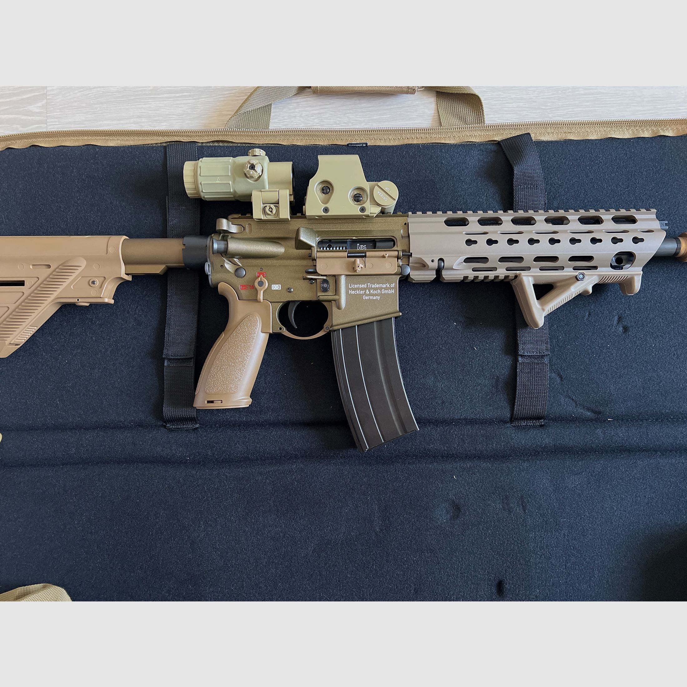 VFC HK416 A5 GBBR Airsoft met accessoires