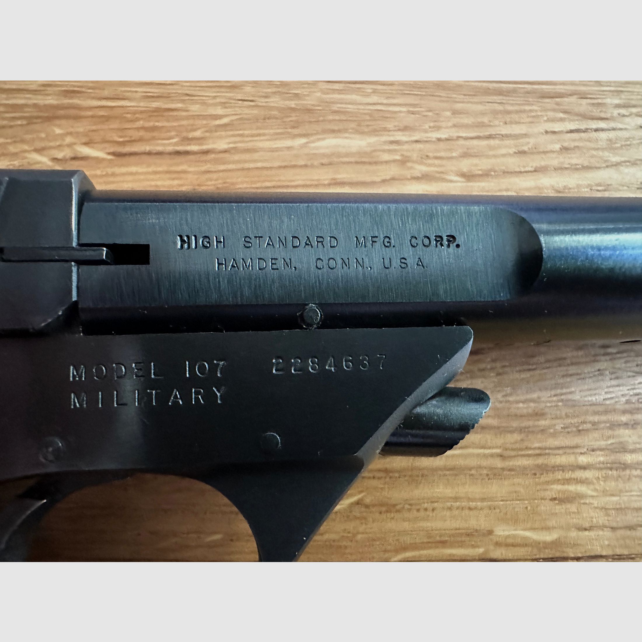 High Standard Supermatic Citation Modell 107 Military .22 l.r. im sammelwürdigen Zustand