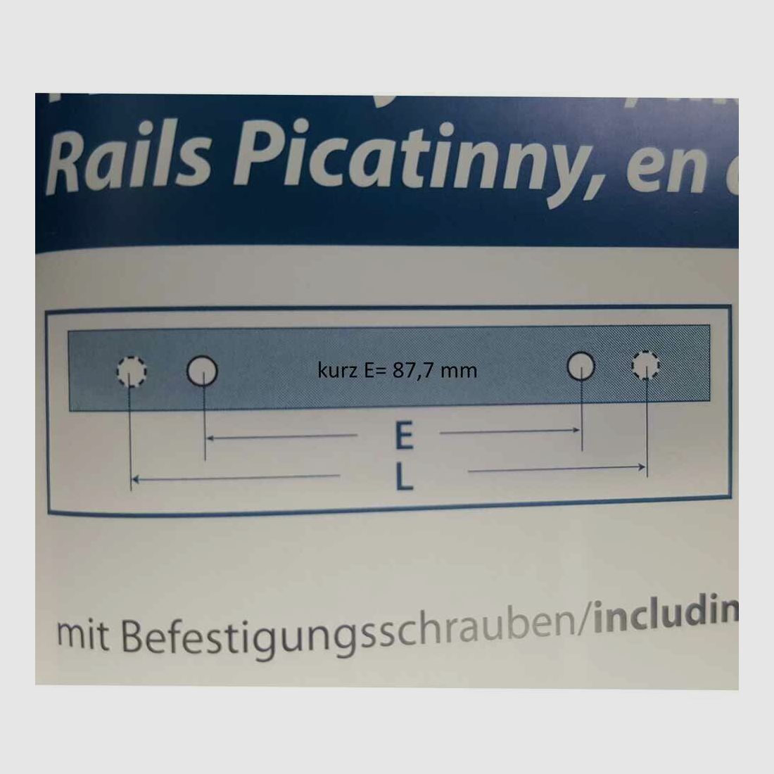 Sabatti Base 0MOA - Sabatti kurz E=87,7mm