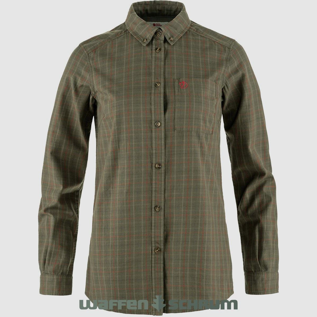 Fjällräven Bluse Sörmland Lite Flannel Laurel Green - Light Olive