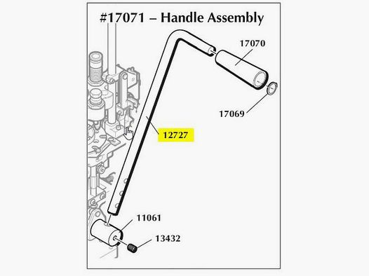 Dillon 1050/1100 Maniglia - Parte