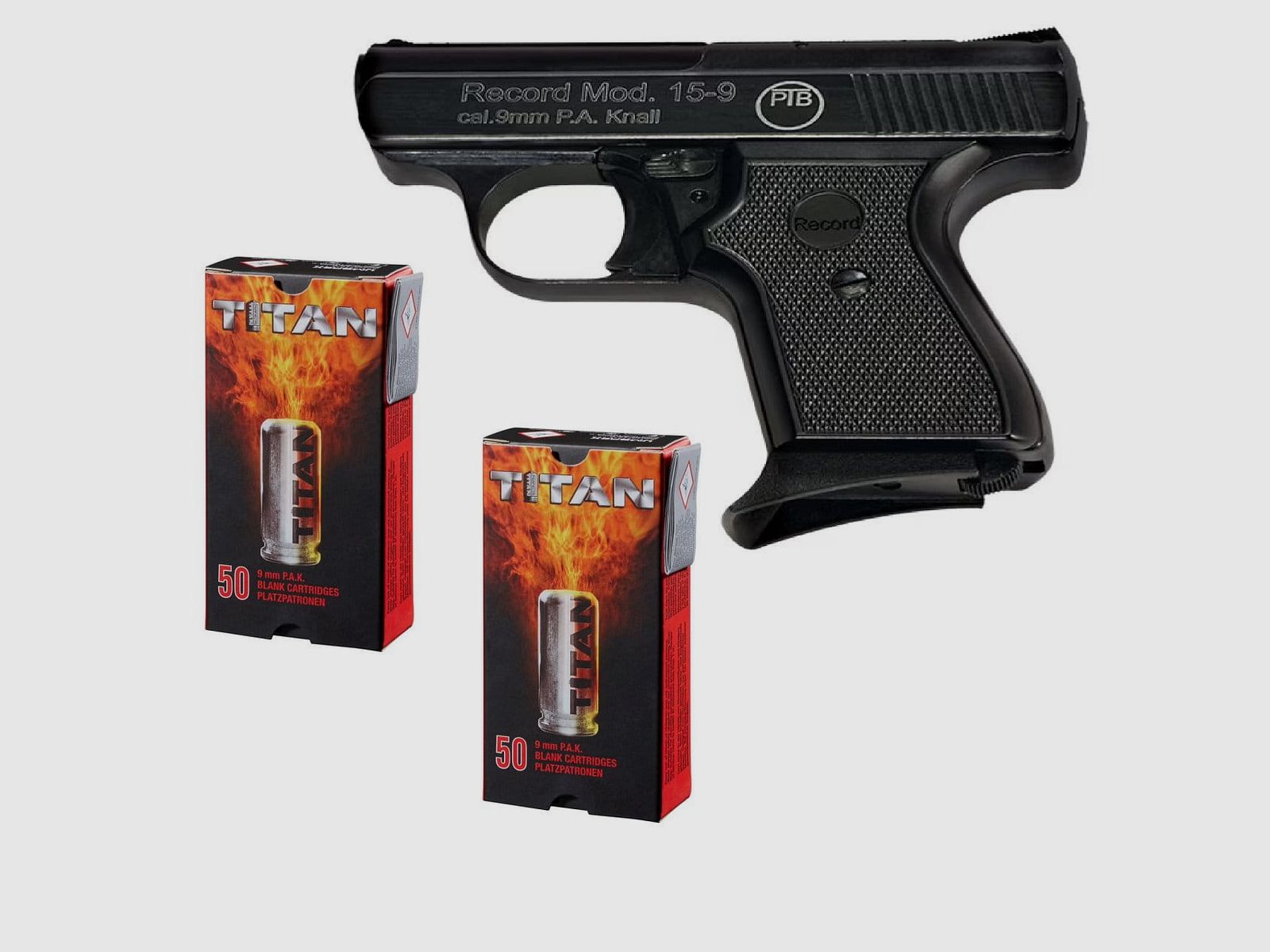 Silvester Starter-Bundle Record 15-9 Kal. 9 mm Schreckschuss