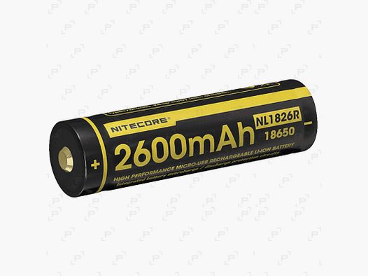 Wiederaufladbarer USB-Akku NITECORE 18650
