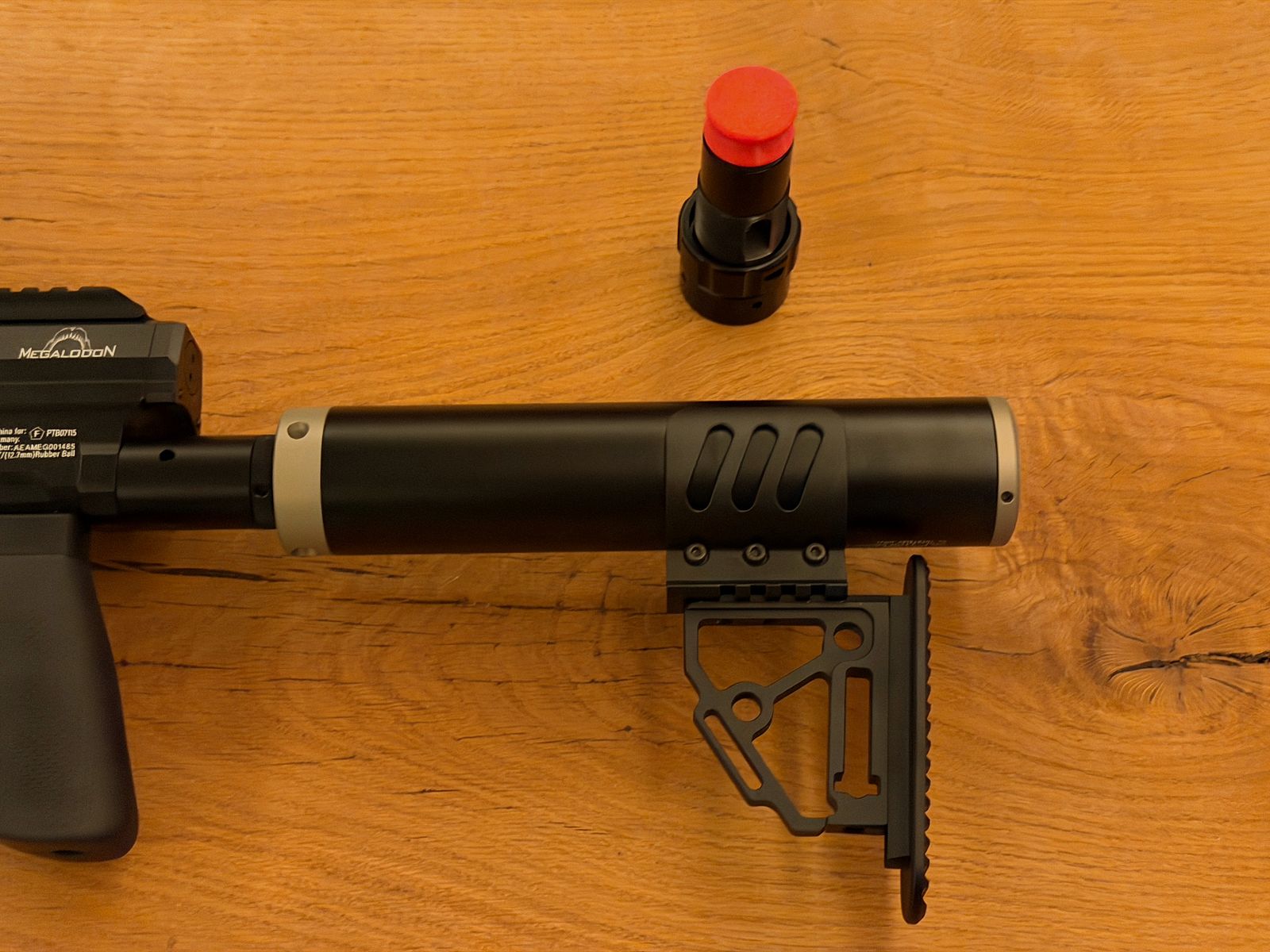 AEA Megalodon+ !! 1500 shots!! +JADS silencer + spring tensioner + lots of accessories