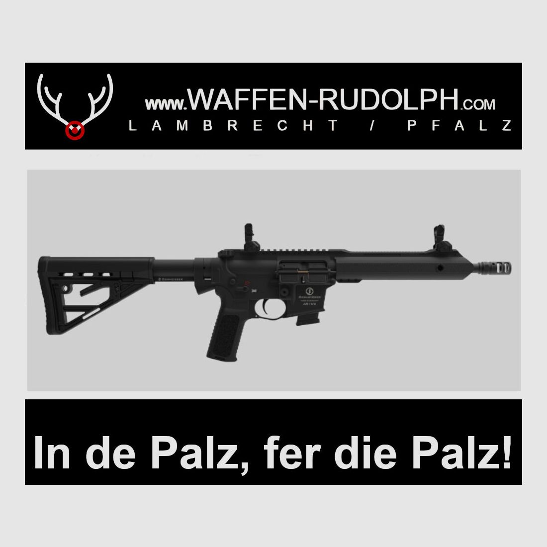 SCHMEISSER AR15-9 SPORT S | LL 10,5" | Calibre 9mm | Rifle semiautomática obligatoria de licencia 9mm Luger * Obligatoria de licencia