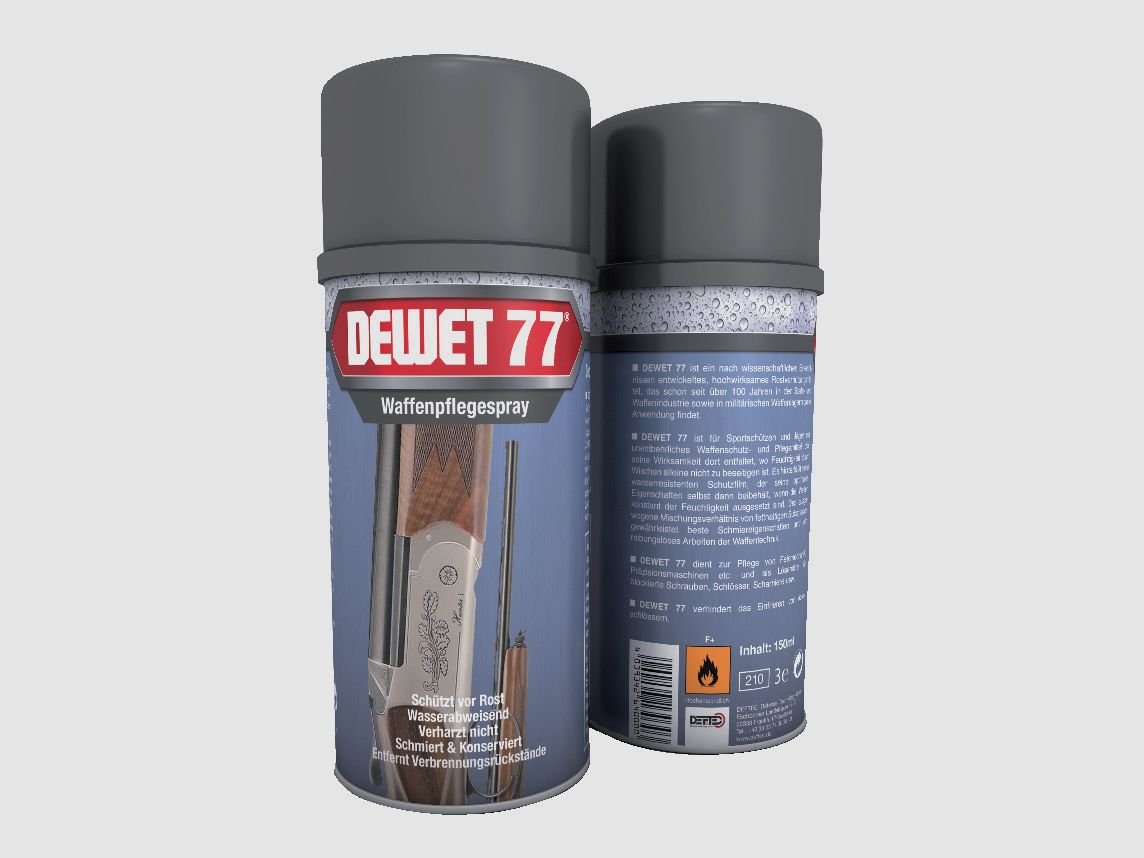 Dewet 77 aceite de mantenimiento de armas 150ml