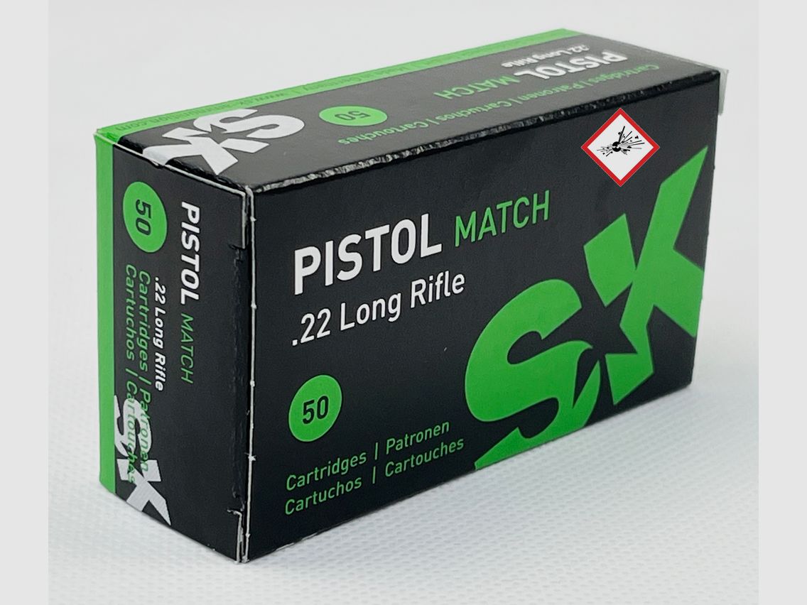 SK Kleinkaliberpatrone Pistol Match .22lr